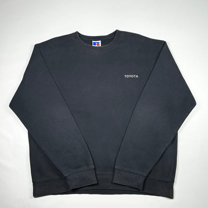 XL - Russell Toyota 1990's Black Crewneck Sweatshirt XL