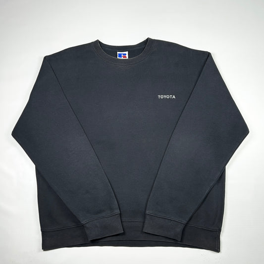 XL - Russell Toyota 1990's Black Crewneck Sweatshirt XL