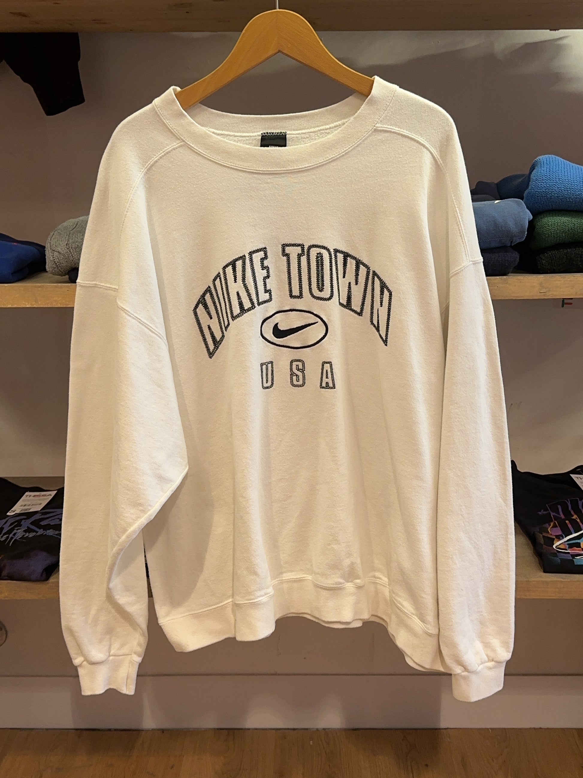 XL - Vintage 1990's Nike TOWN USA Sweatshirt Rare
