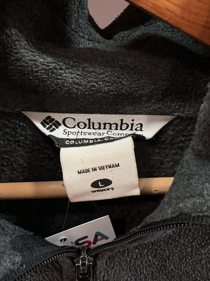 Columbia Women's Charcoal Full-Zip Fleece Jacket - L
