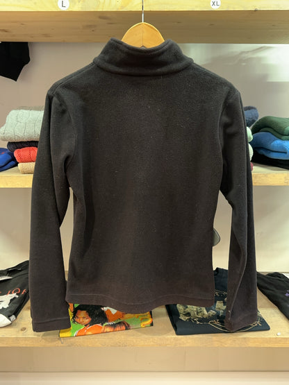 FILA Black Quarter-Zip Fleece Pullover - S