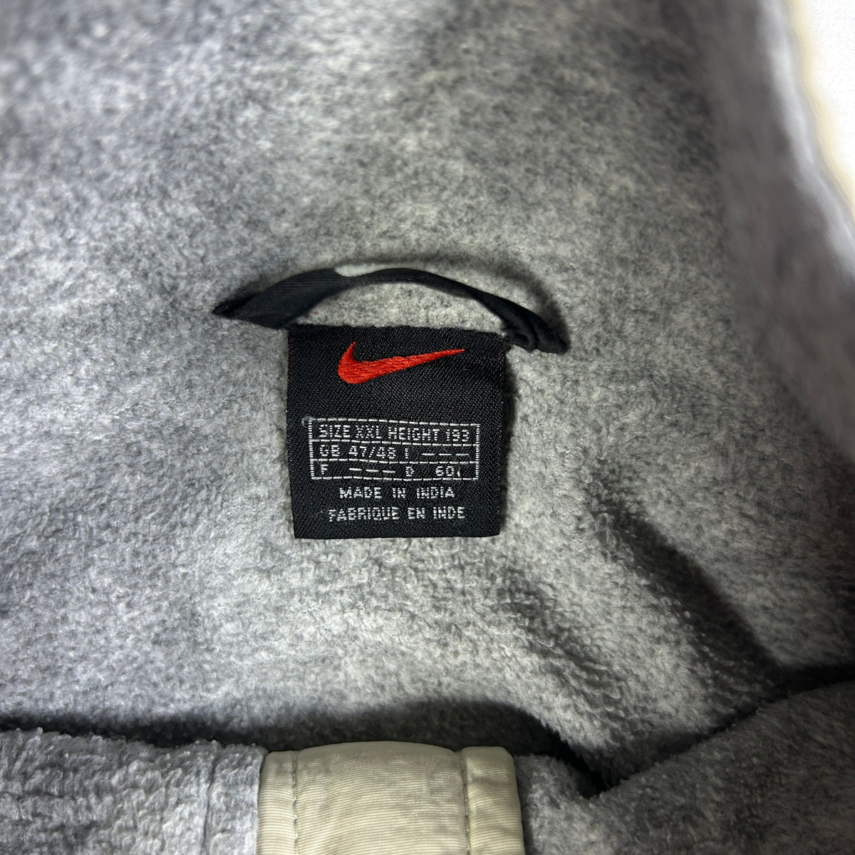 XXL - Vintage 1990's Nike Embroidered Vintage Fleece Lined Jacket