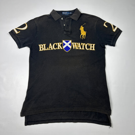 M - Ralph Lauren 1990's Black Watch Big Pony Chief Keef Polo Shirt