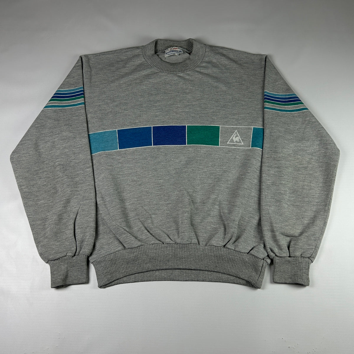 L - 1980's Le Coq Sportif Yannick Noah Tennis Sweatshirt