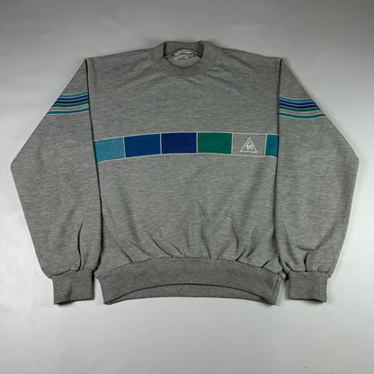 L - 1980's Le Coq Sportif Yannick Noah Tennis Sweatshirt