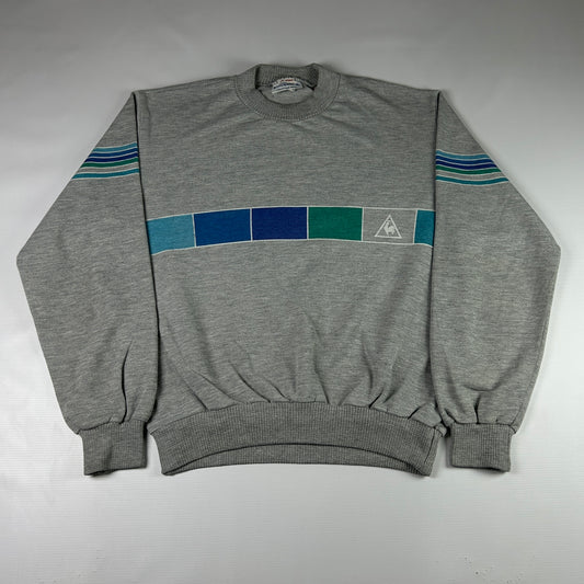 L - 1980's Le Coq Sportif Yannick Noah Tennis Sweatshirt