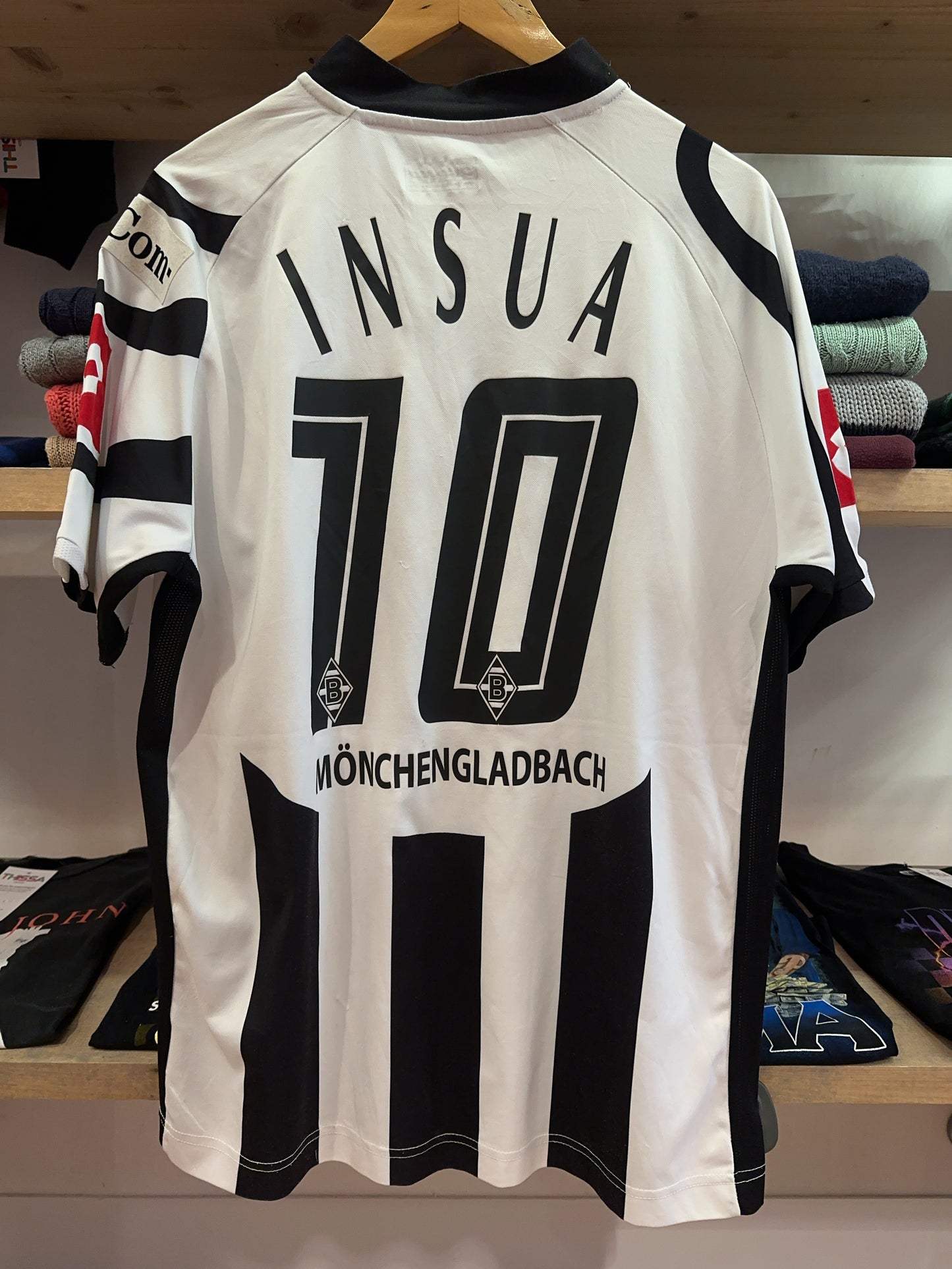 2006-2007 Borussia Mönchengladbach Lotto Home Football Shirt Insua 10 - L
