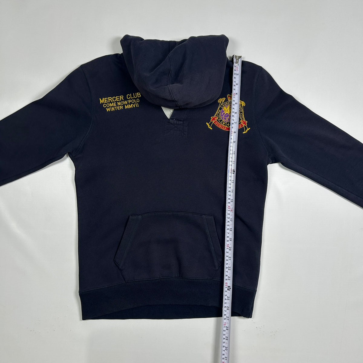 M - Vintage 2000's Polo Ralph Lauren Mercer Club Team Hoodie