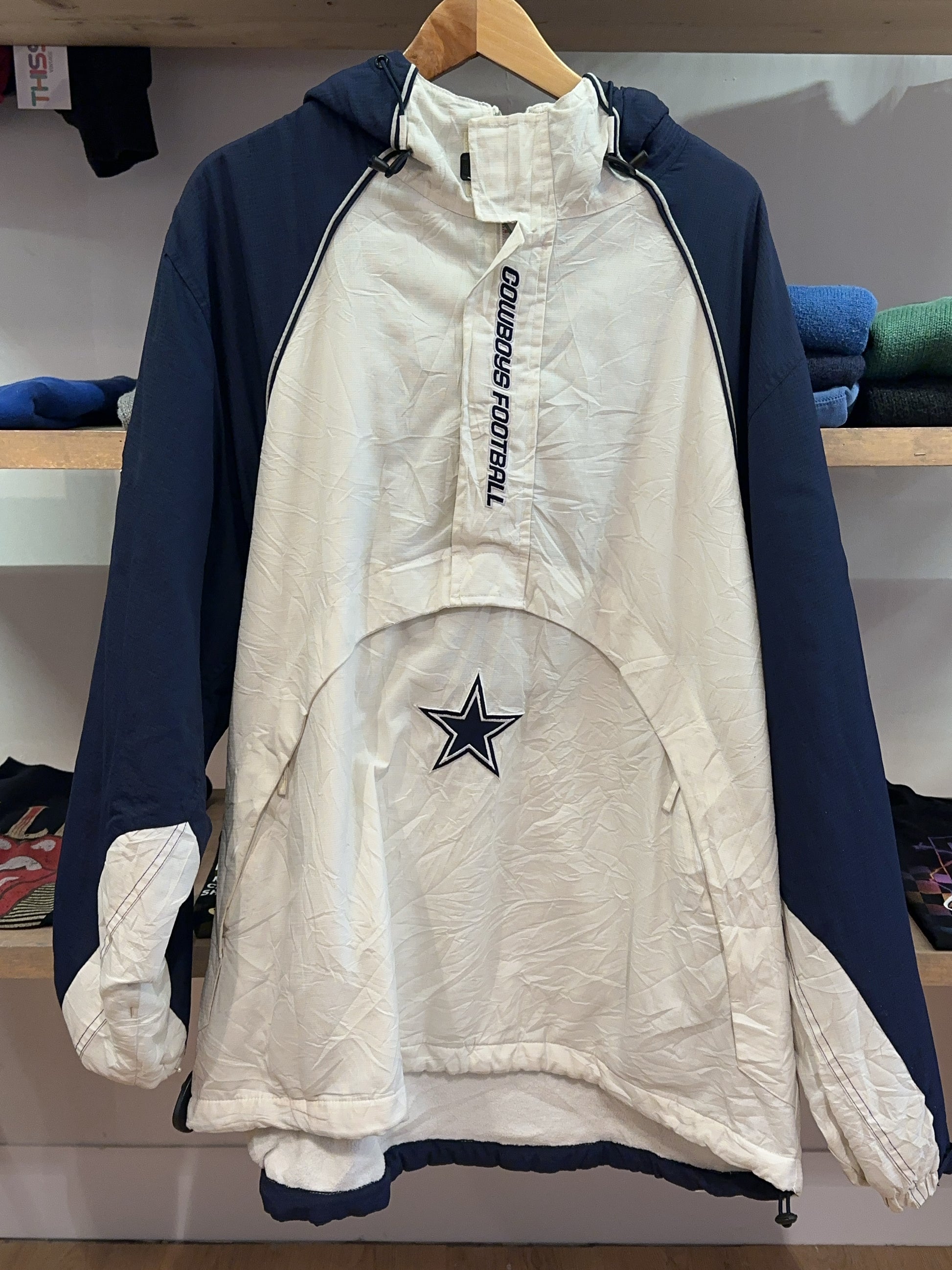 XL - Dallas Cowboys NFL On Field Hooded Pullover Jacket