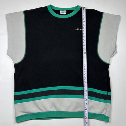 L - Vintage 1980's Adidas sleeveless crewneck Sweatshirt