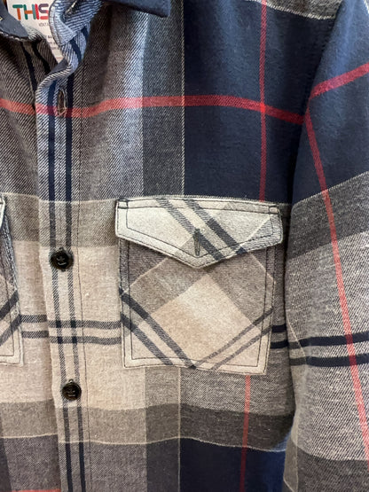 M - Barbour Plaid Button-Up Shirt