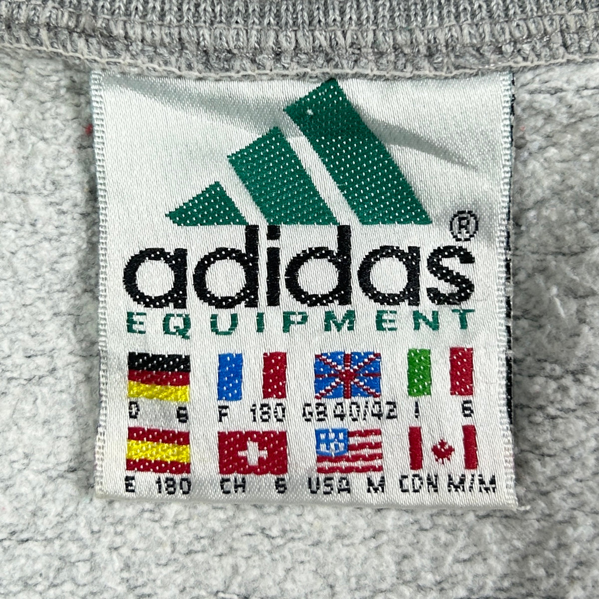 L - Vintage 1990's Adidas Quarterzip