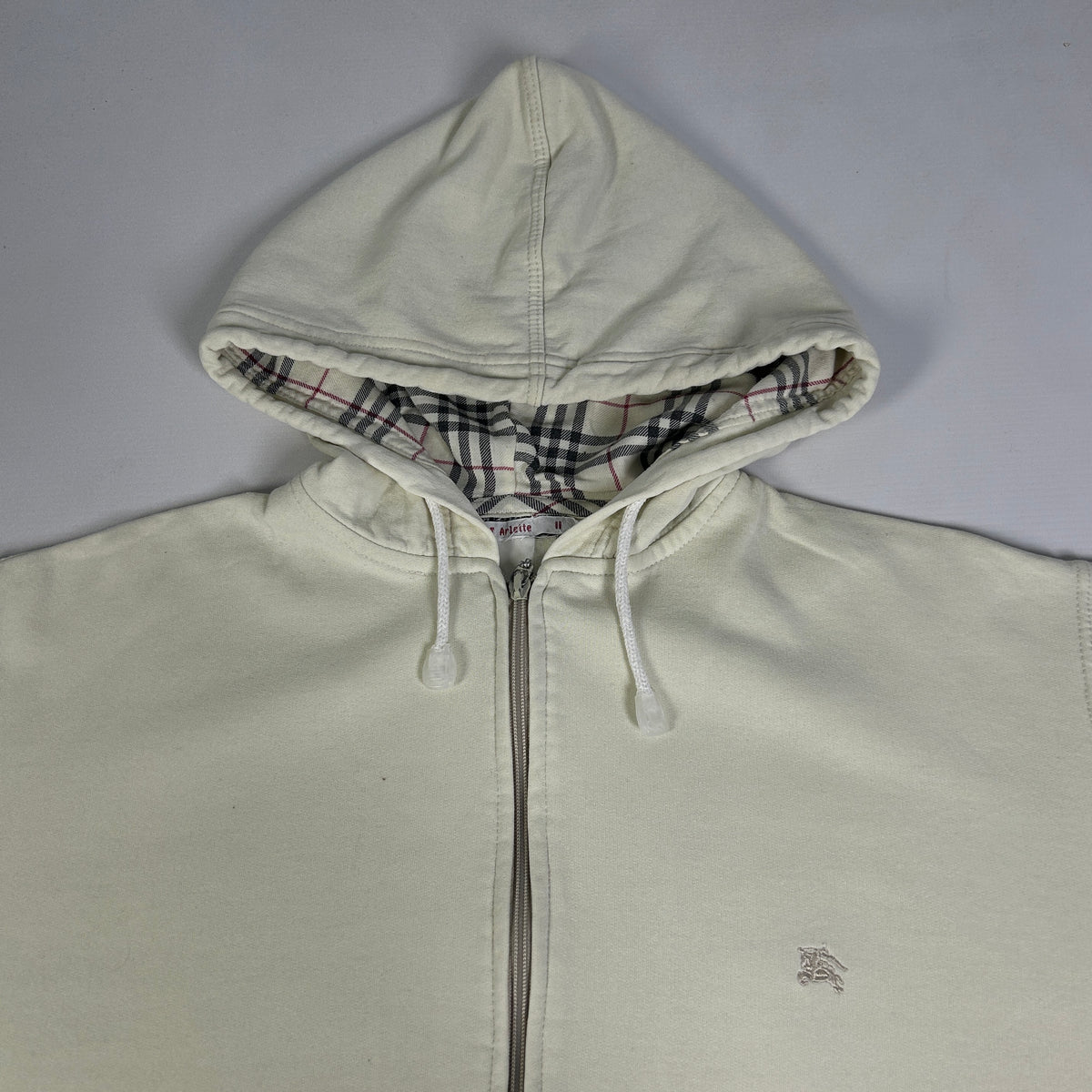 M - 1980's Burberry Full-zip Hoodie