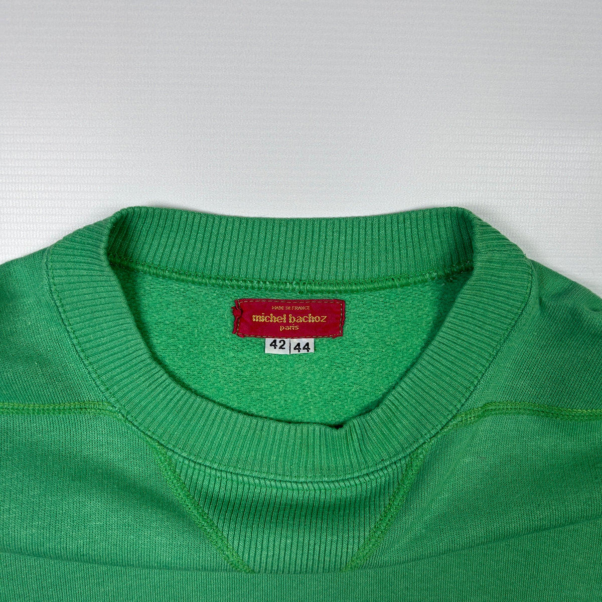 XL - 1990's Michel Bachoz Trophy Green Crewneck Sweatshirt
