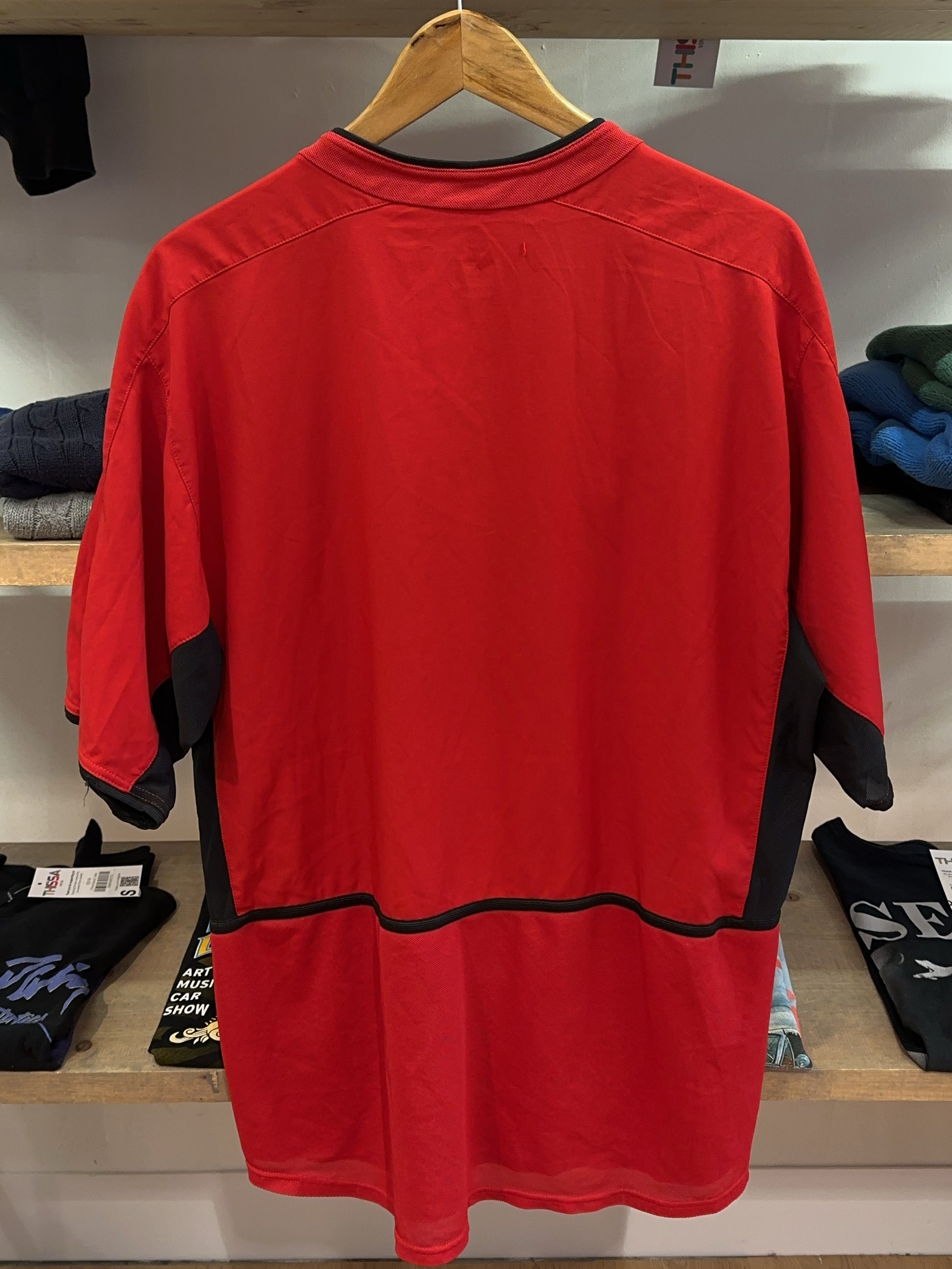 XL - 2002-2004 Manchester United Nike Home Football Shirt