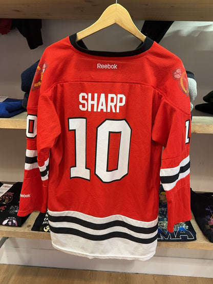 S - 2007-2017 Chicago Blackhawks Reebok NFL Shirt Sharp #10