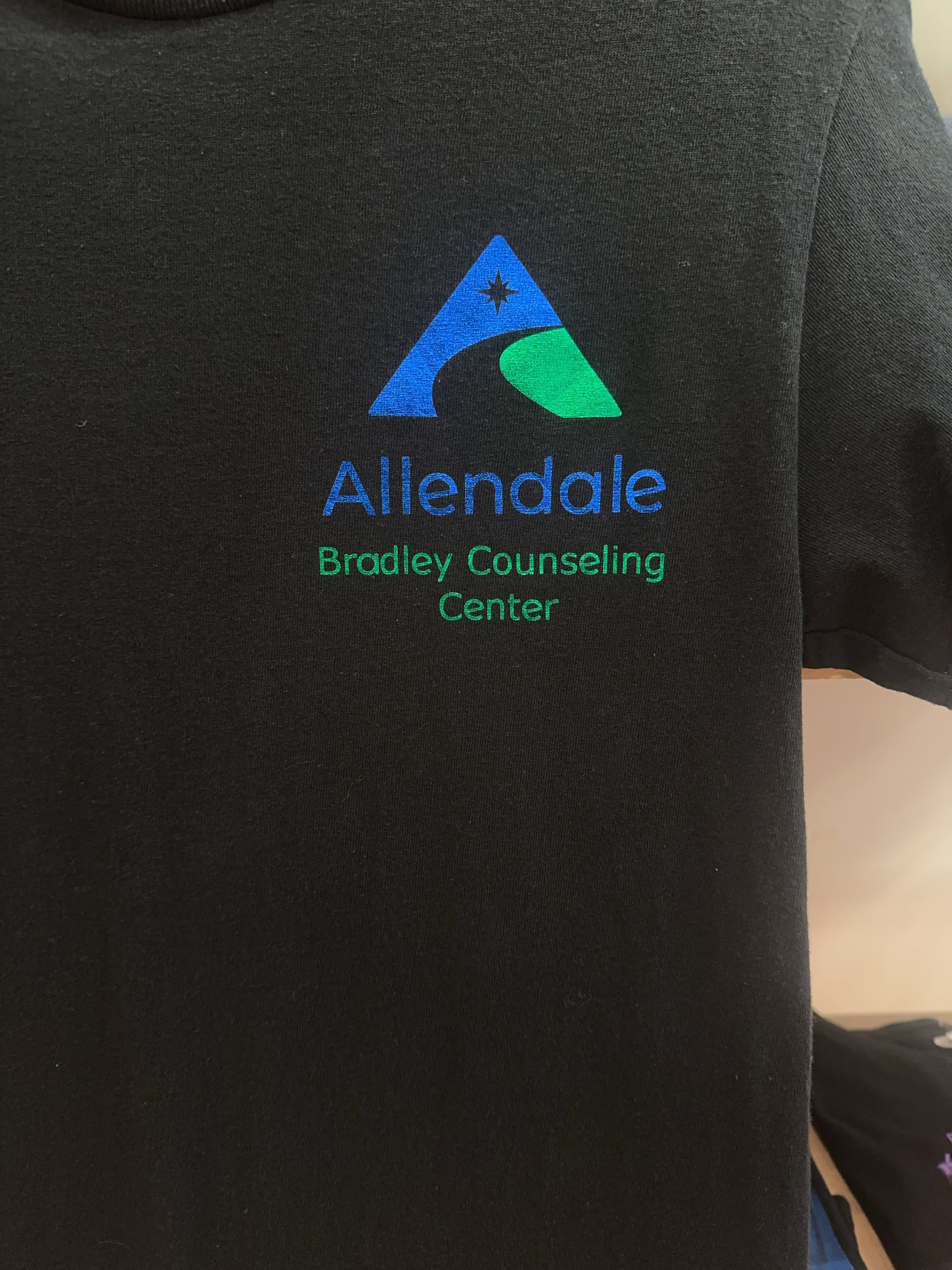 Allendale Bradley Counseling Center 45 Years Black T-Shirt