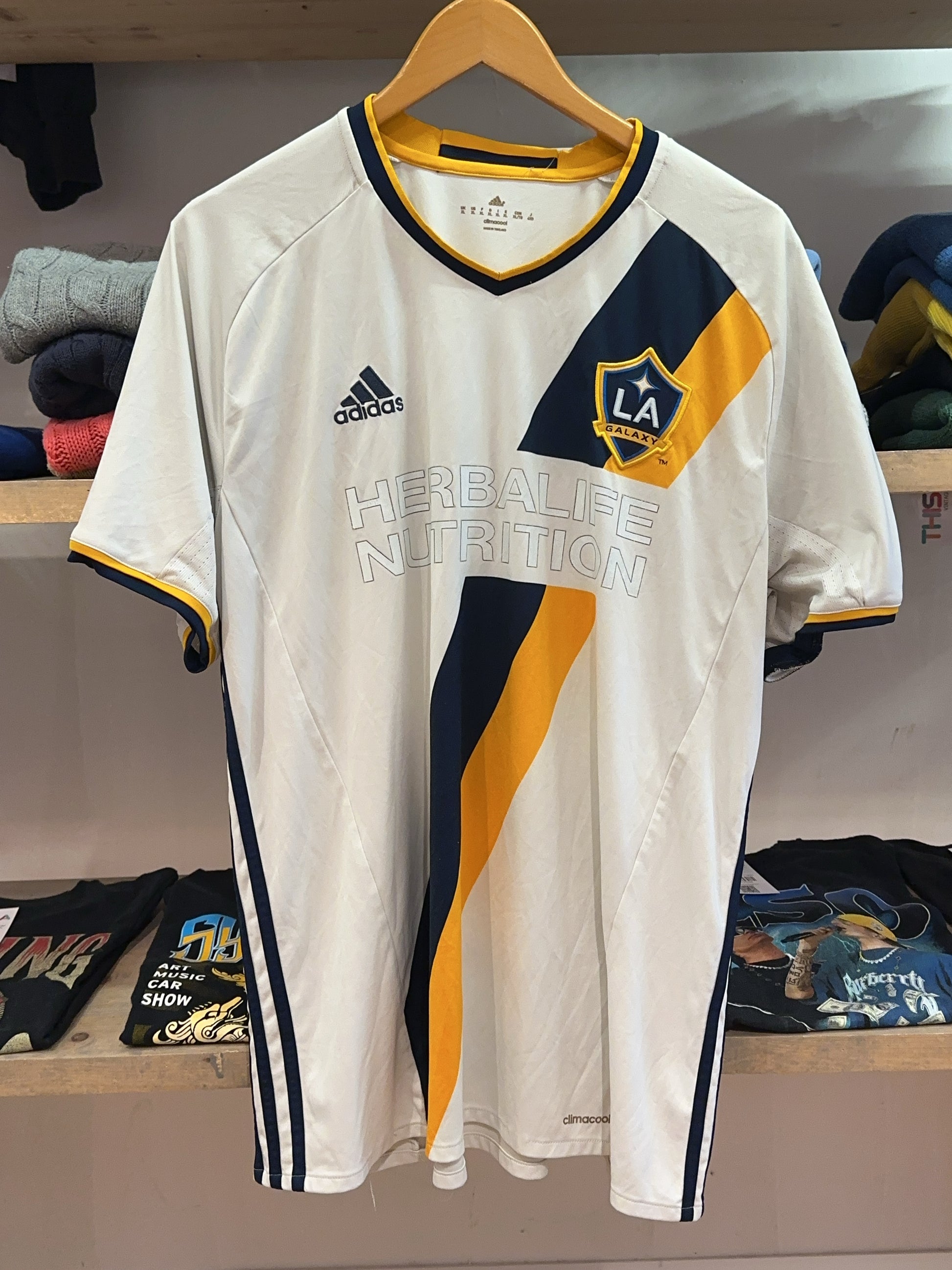2016/2017 LA Galaxy Adidas Home Football Shirt 8 - XL