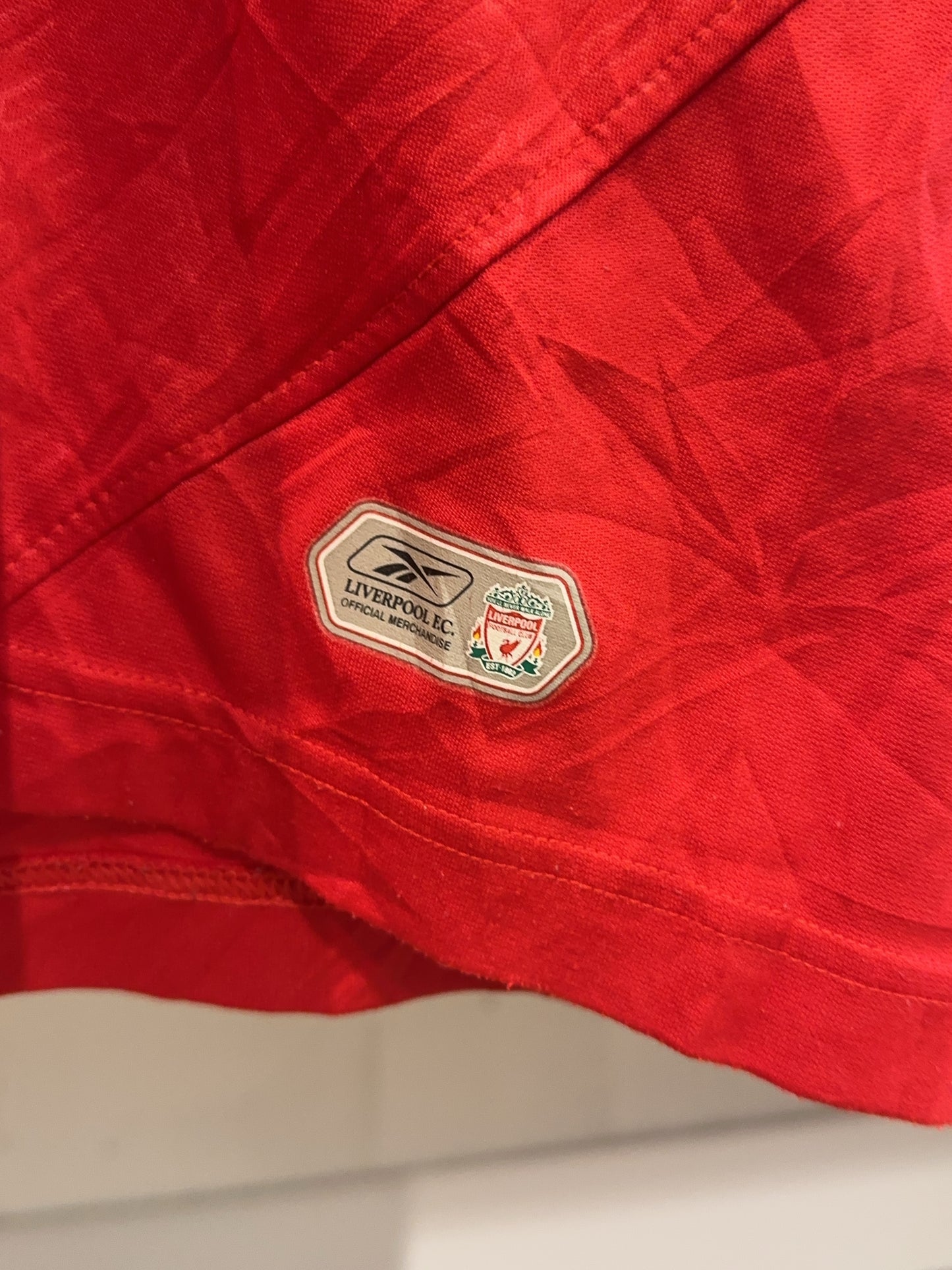 XL - 2004-2006 Liverpool FC Steven Gerrard #8 Reebok Home Football Shirt