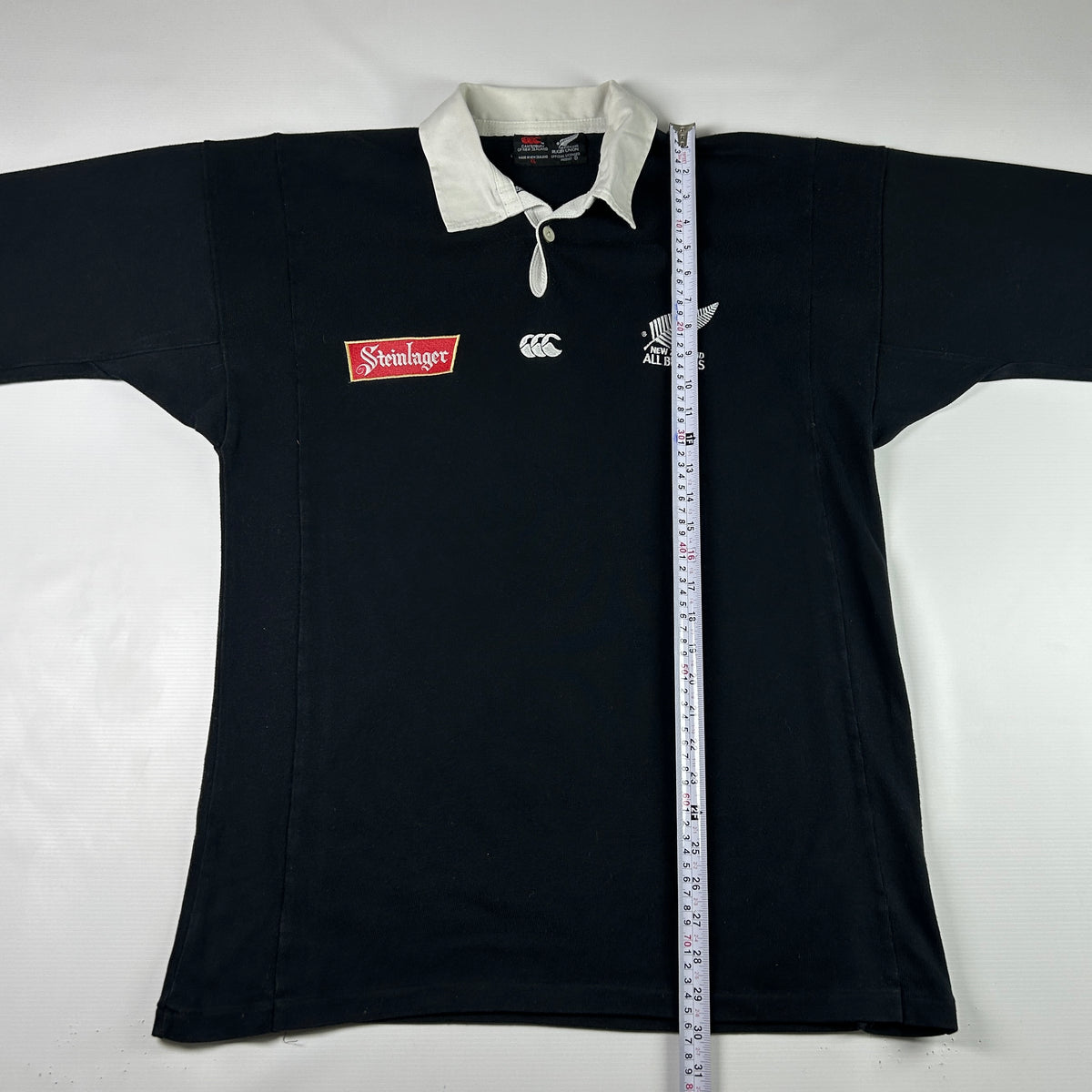 XL - 1994-1996 New Zealand All Blacks Steinlager Rugby Shirt Longsleeve Canterbury