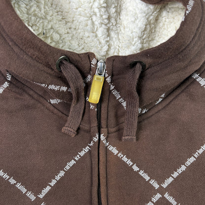 M - 2010's Canadian Olympic Team Brown Fleece Zip-Up Hoodie