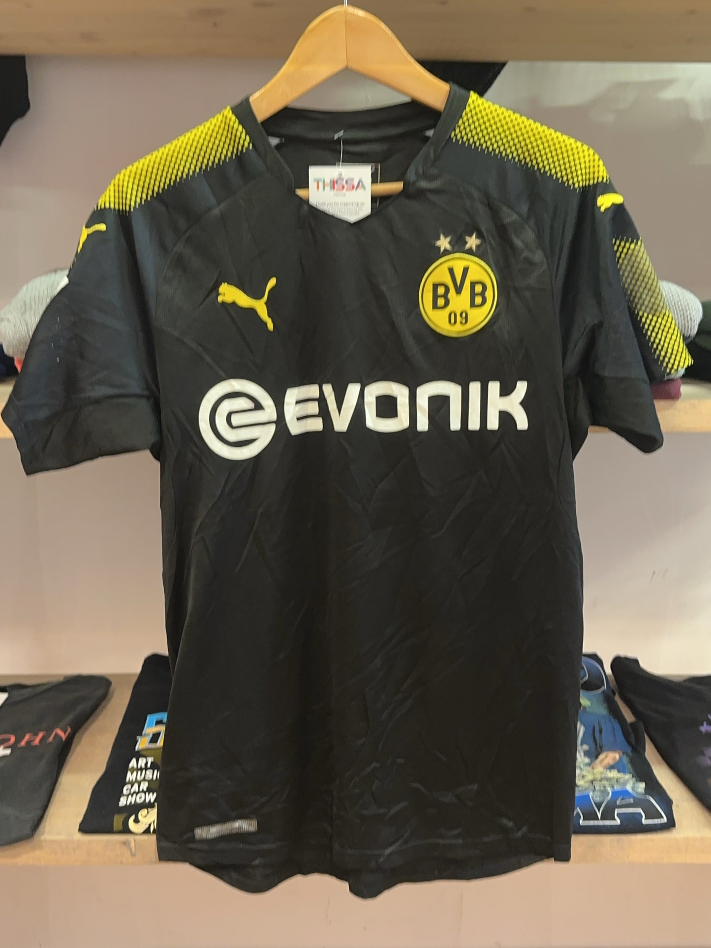 2017-2018 Borussia Dortmund Puma Away Football Shirt 44 - S