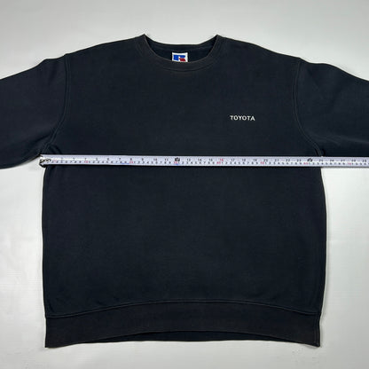 XL - Russell Toyota 1990's Black Crewneck Sweatshirt XL