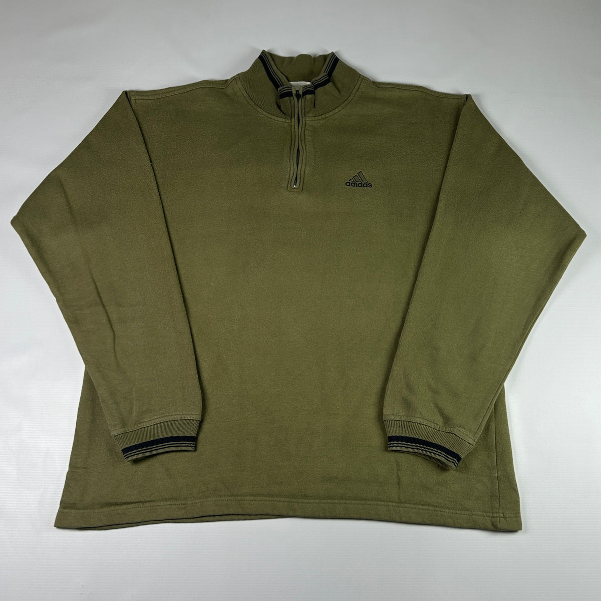XL - Vintage 1990's Adidas Quarterzip