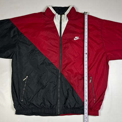 L - Vintage 1990's Nike Big Swoosh Windbreaker Jacket