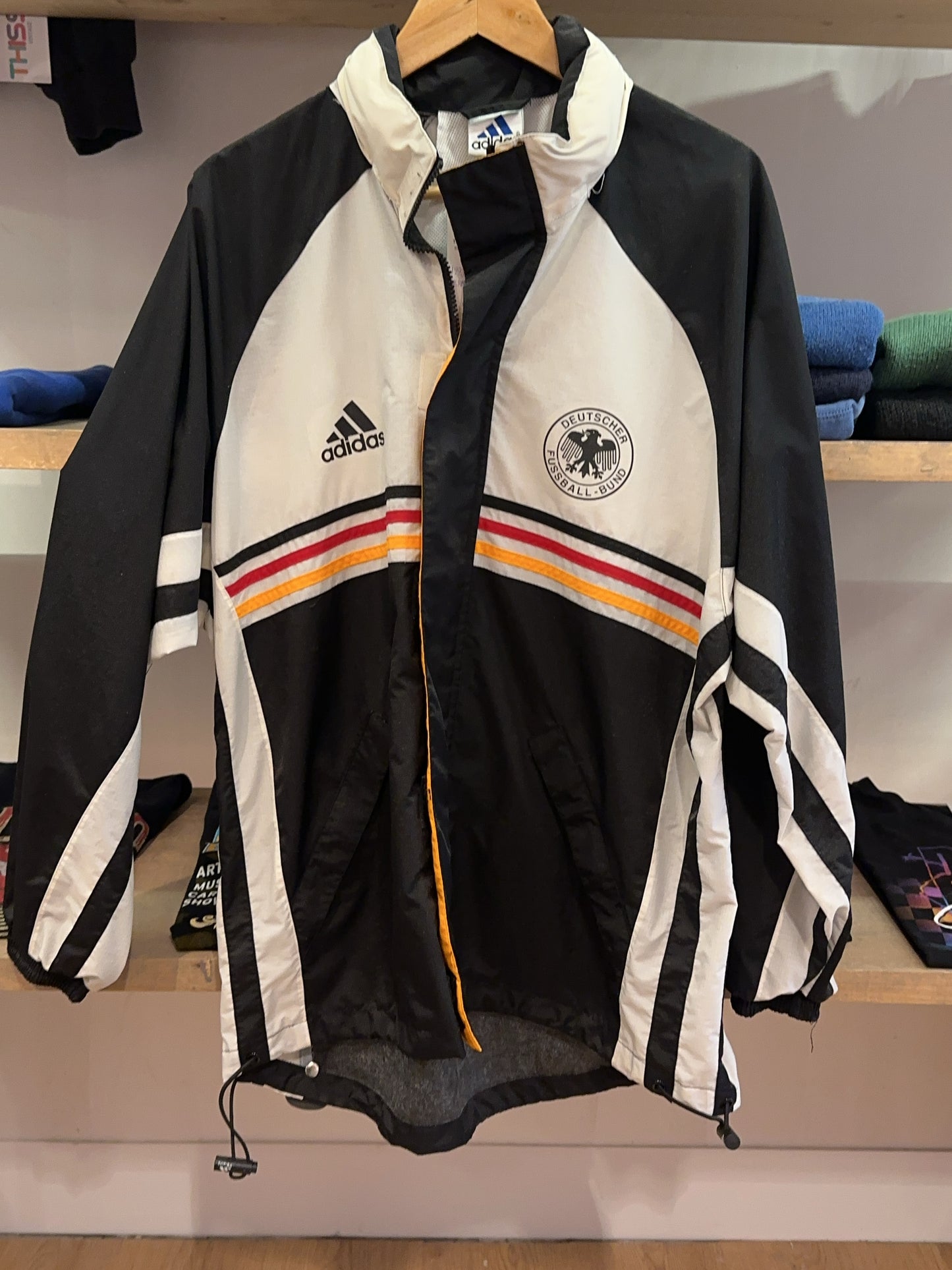 Vintage 1998-2000 Germany Adidas Rain Jacket - M