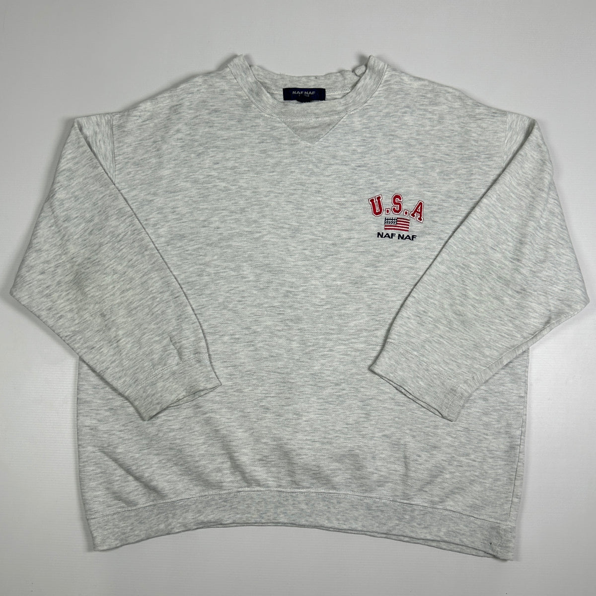 L - Vintage 1990's NaF NaF League USA Grey Sweatshirt