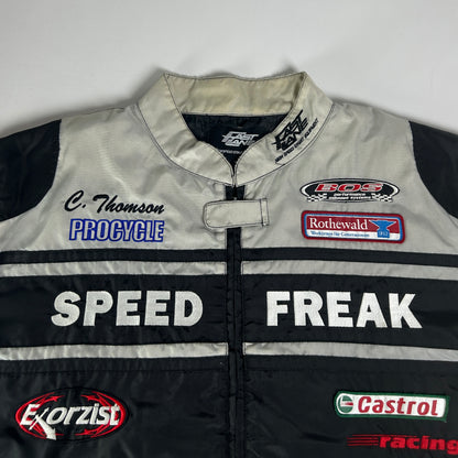 L - Vintage 1990's Fast Lane Racing Crew Jacket 74