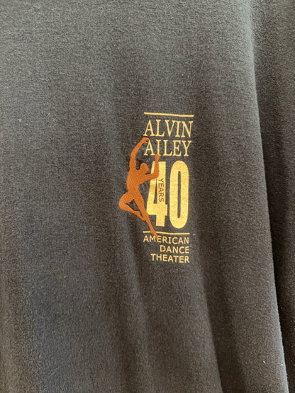 Vintage Alvin Ailey 40 Years American Dance Theater Black T-Shirt