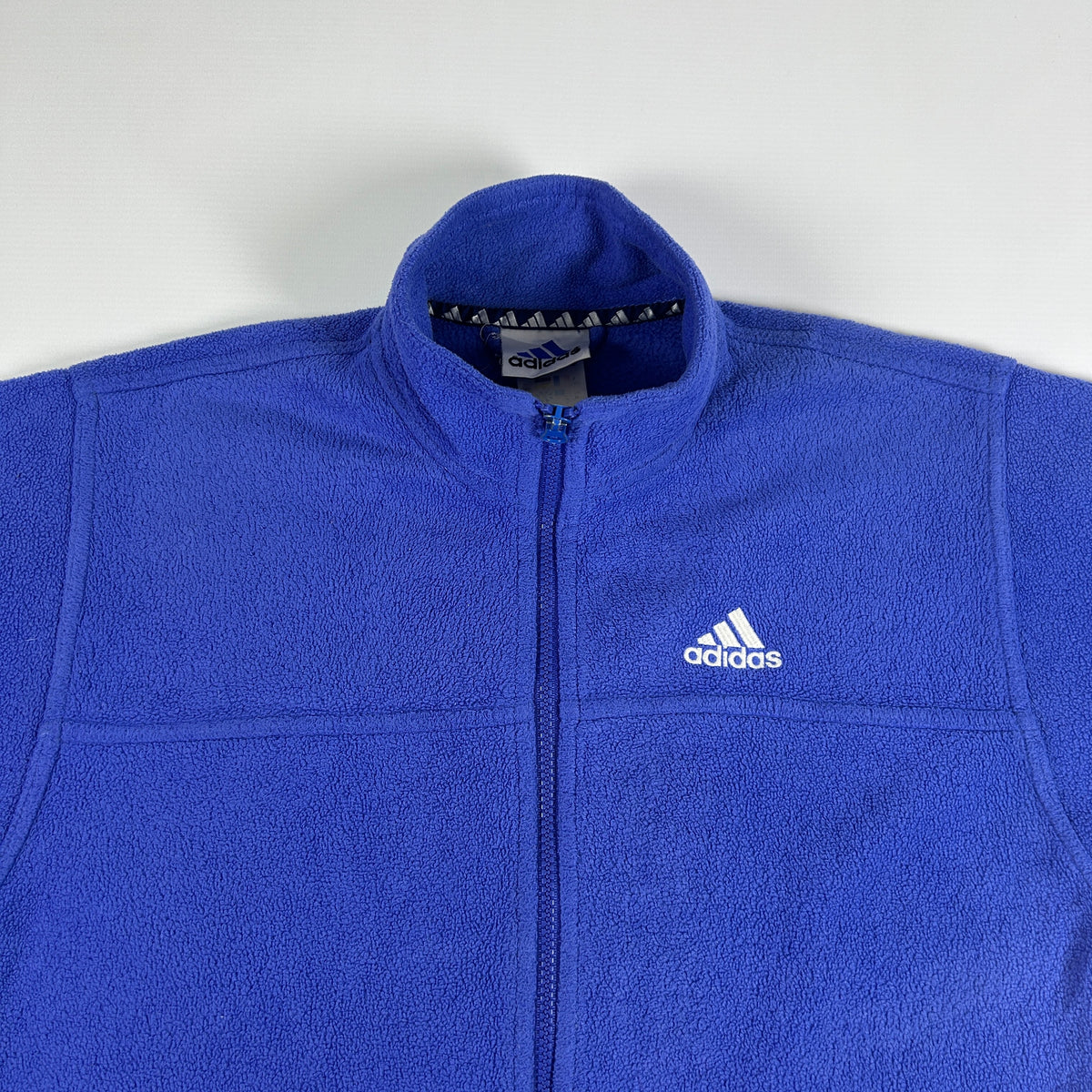 S - 1990's Adidas Fleece Full-Zip