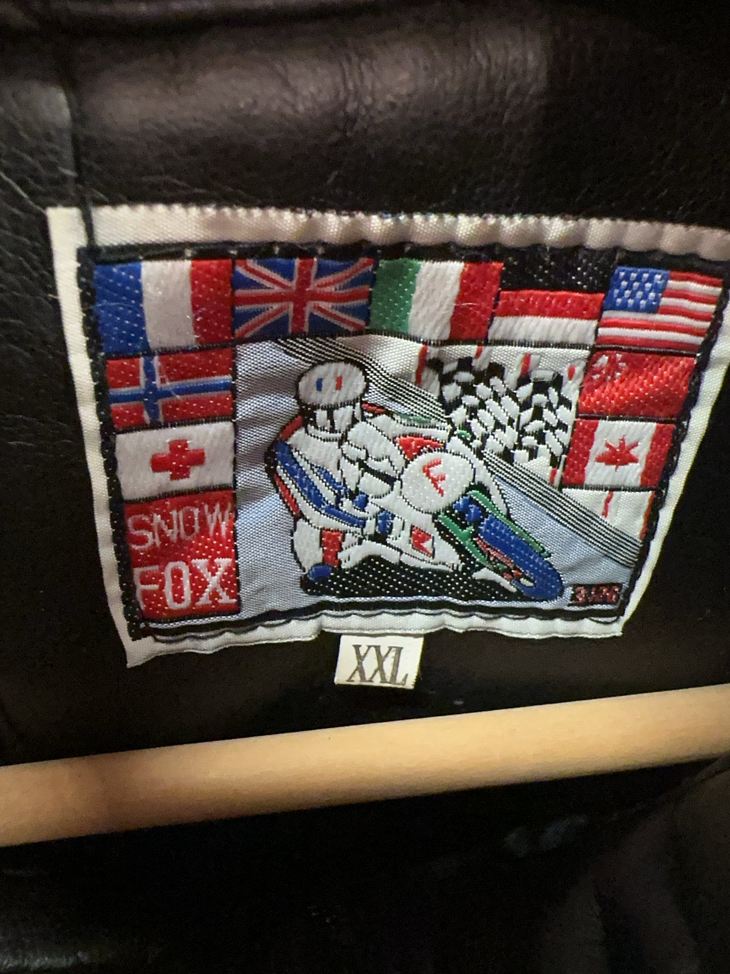 XXL - Vintage 1990's Yamaha racing vintage leather Jacket