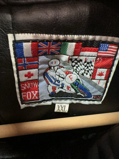 XXL - Vintage 1990's Yamaha racing vintage leather Jacket