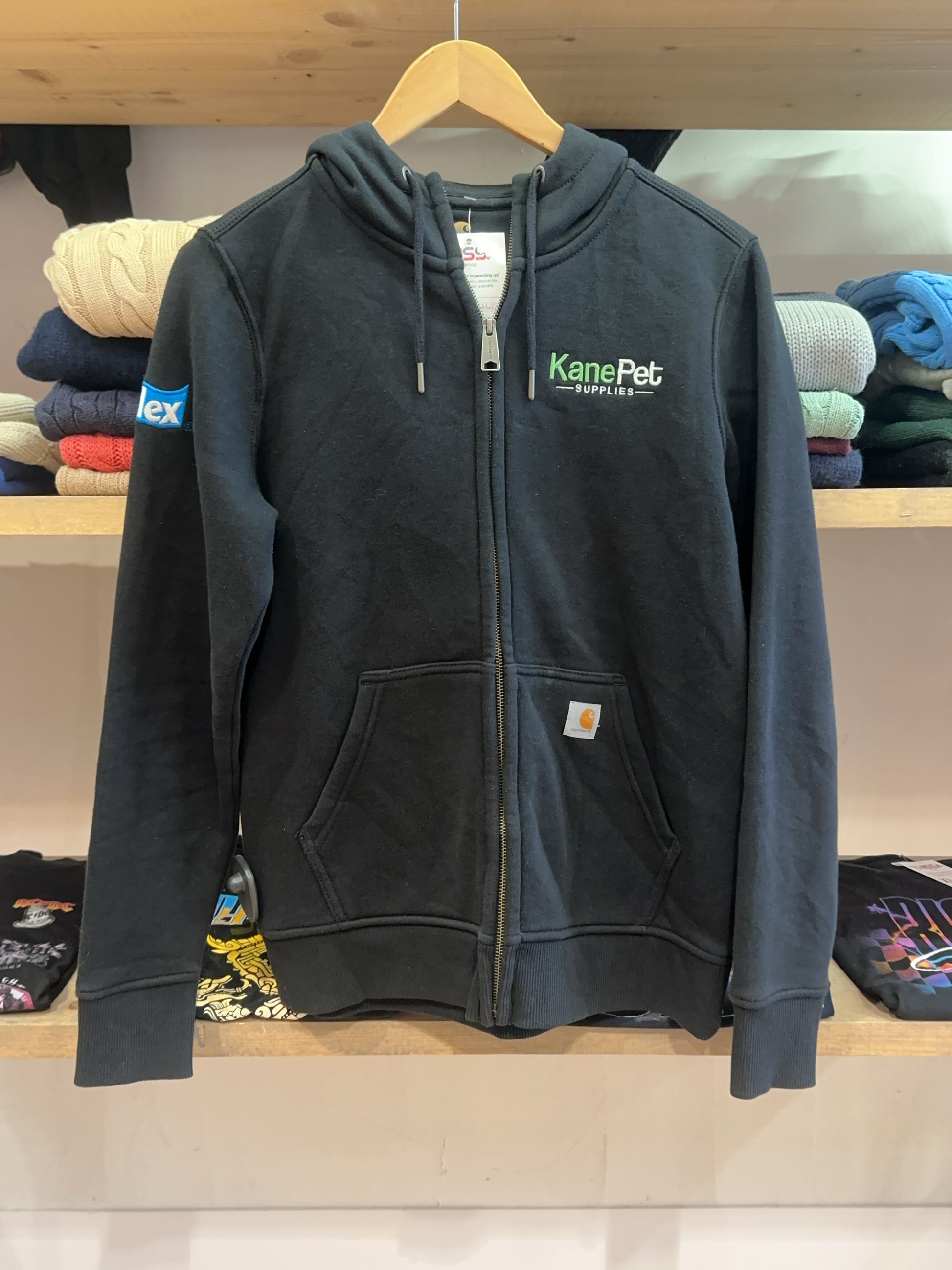 Vintage Carhartt Zip Hoodie - S