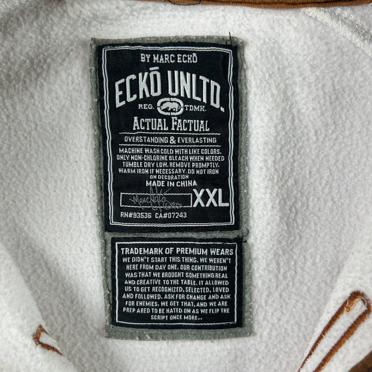 XXL - 2000's Ecko Unltd. Graphic Zip-Up Hoodie