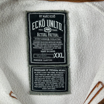 XXL - 2000's Ecko Unltd. Graphic Zip-Up Hoodie
