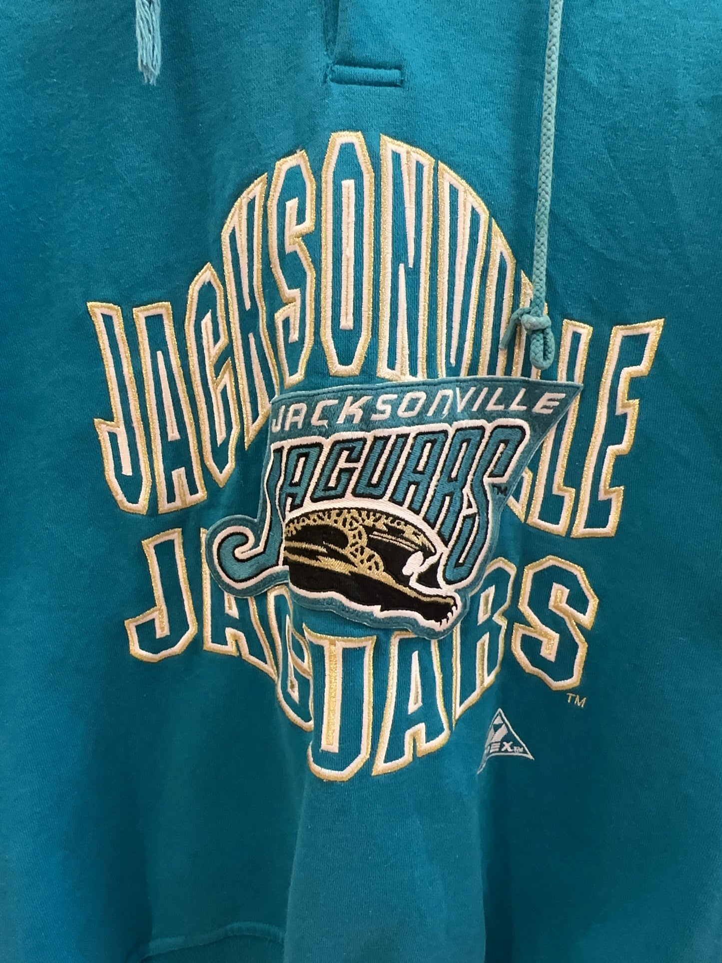 Vintage 1990's NFL Jacksonville Jaguars Apex One Hoodie - L