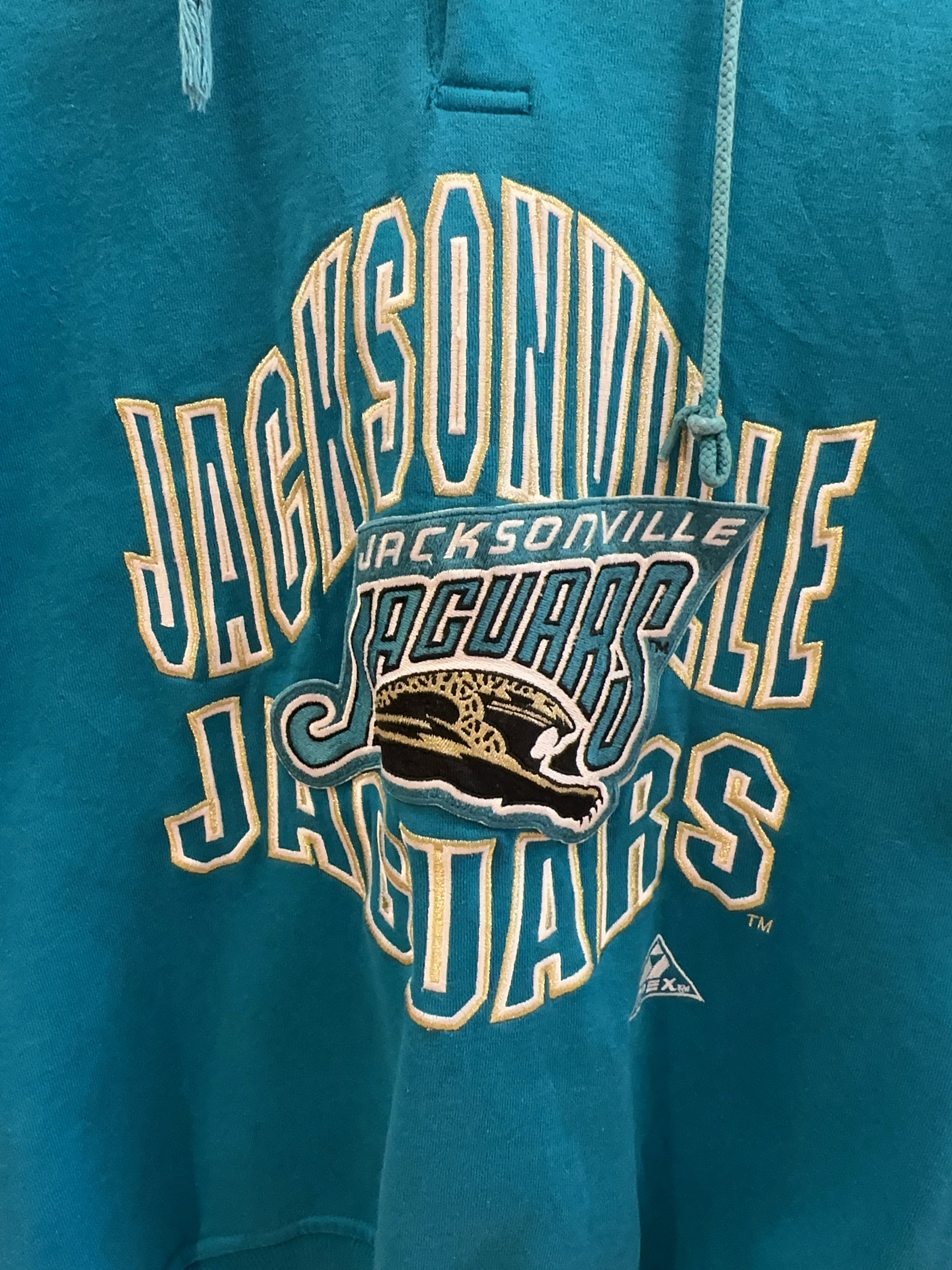 Vintage 1990's NFL Jacksonville Jaguars Apex One Hoodie - L