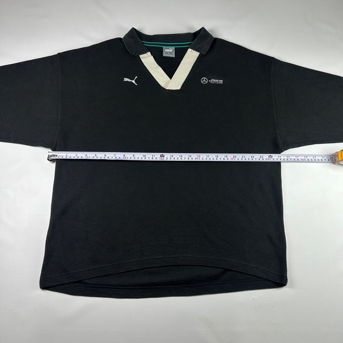 M - 2010's Puma Mercedes-AMG Petronas Formula One Team Long Sleeve Polo Shirt