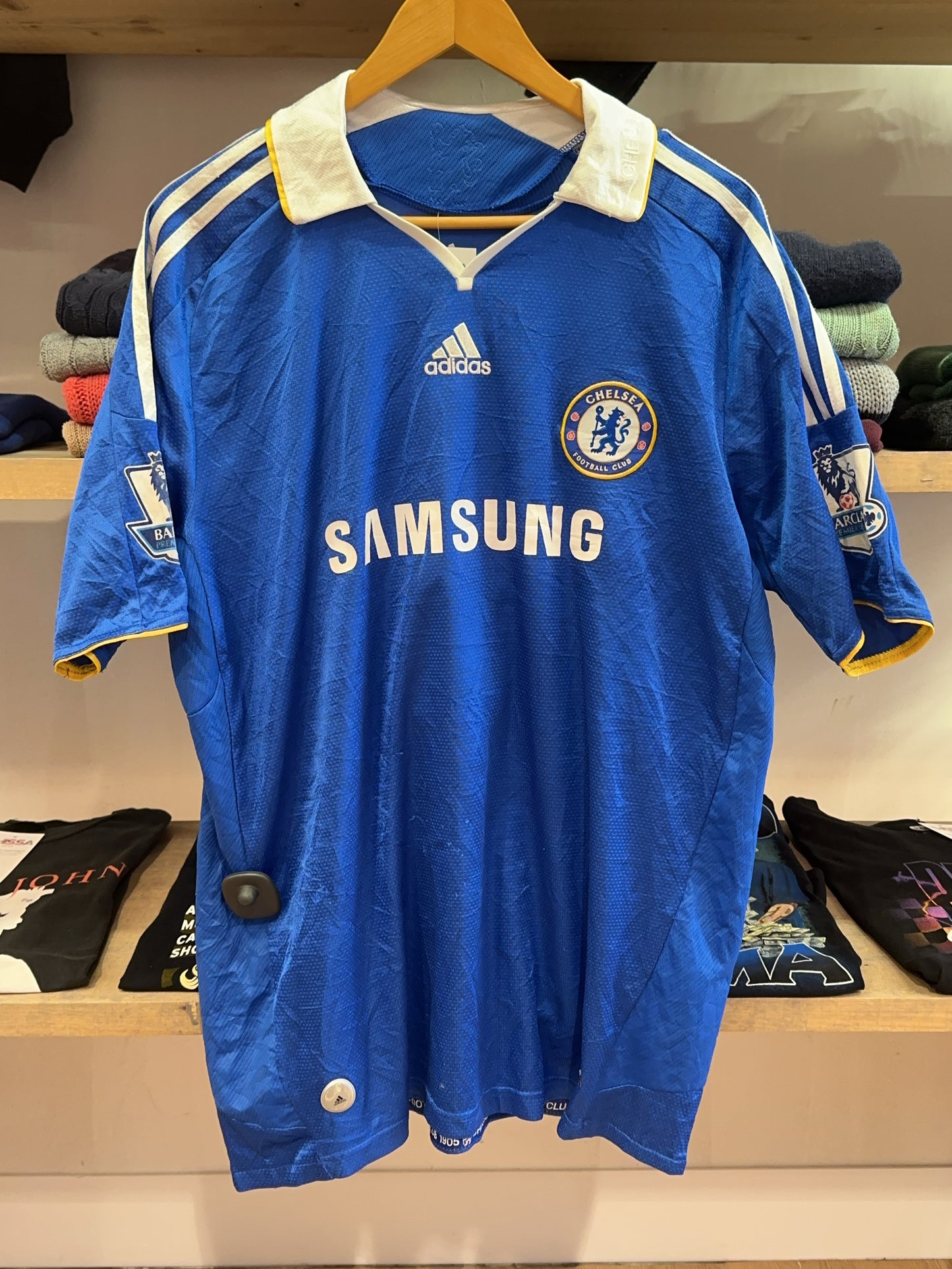 2006-2008 Chelsea FC Lampard Adidas Home Football Shirt 8 - XL