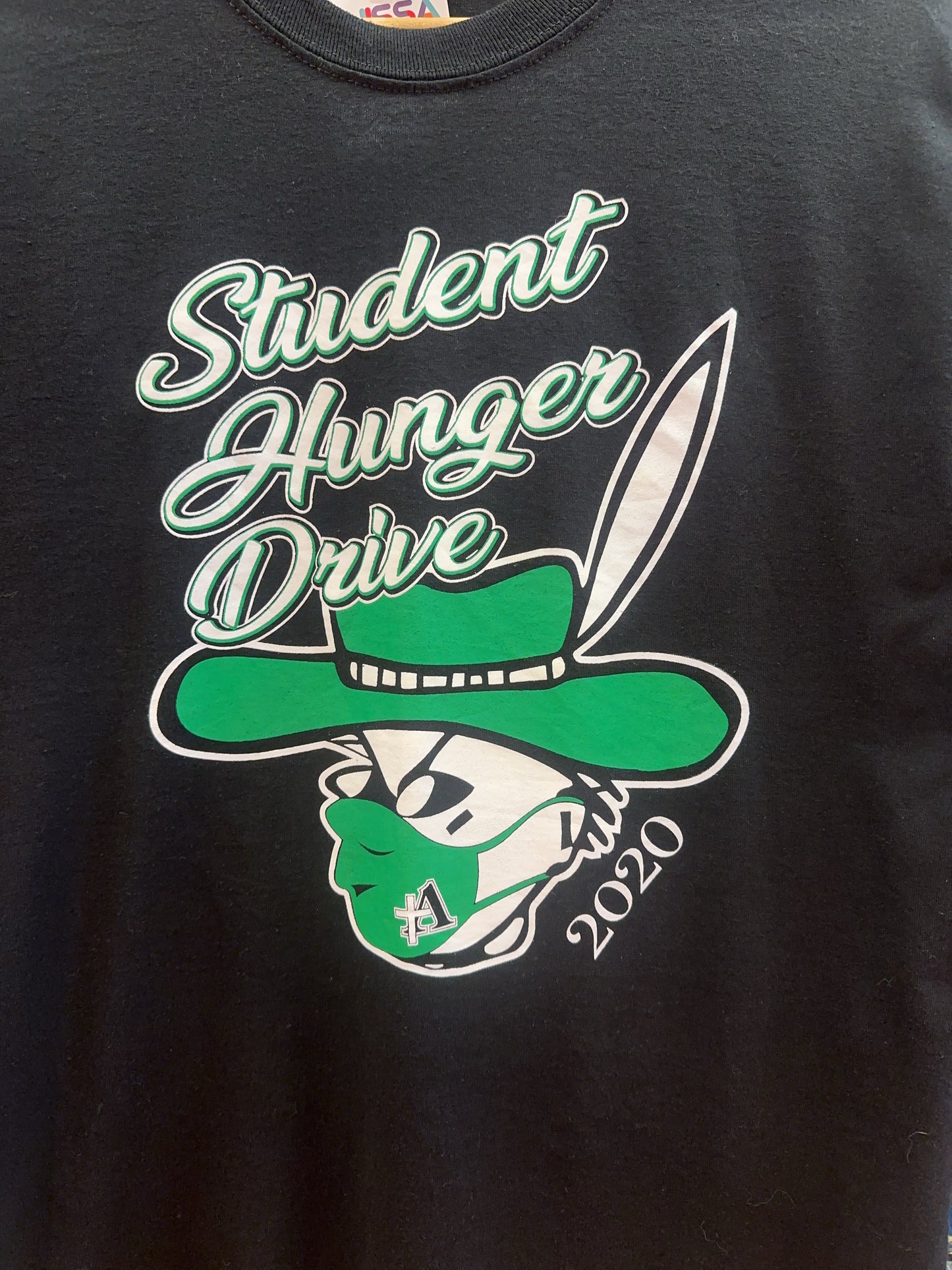 2020 Student Hunger Drive Black Long Sleeve Tee