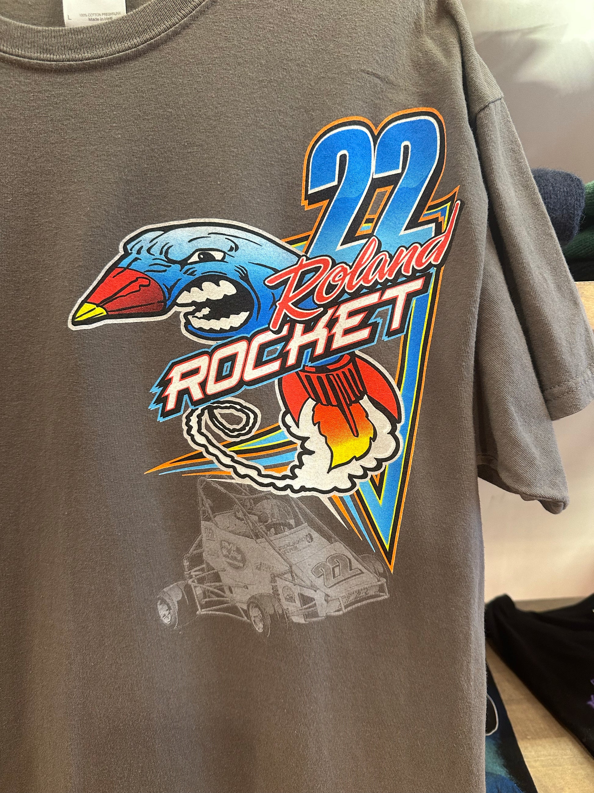 L - Roland Rocket #22 Racing Graphic T-Shirt