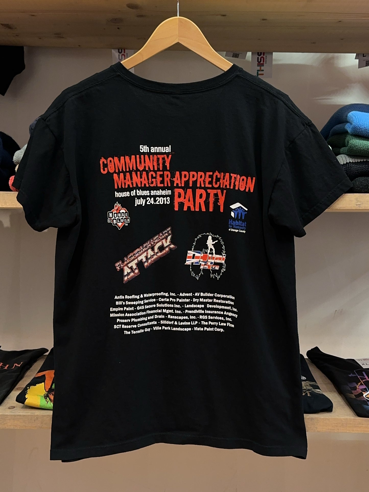 Flashback Heart Attack Band T-shirt (XL)