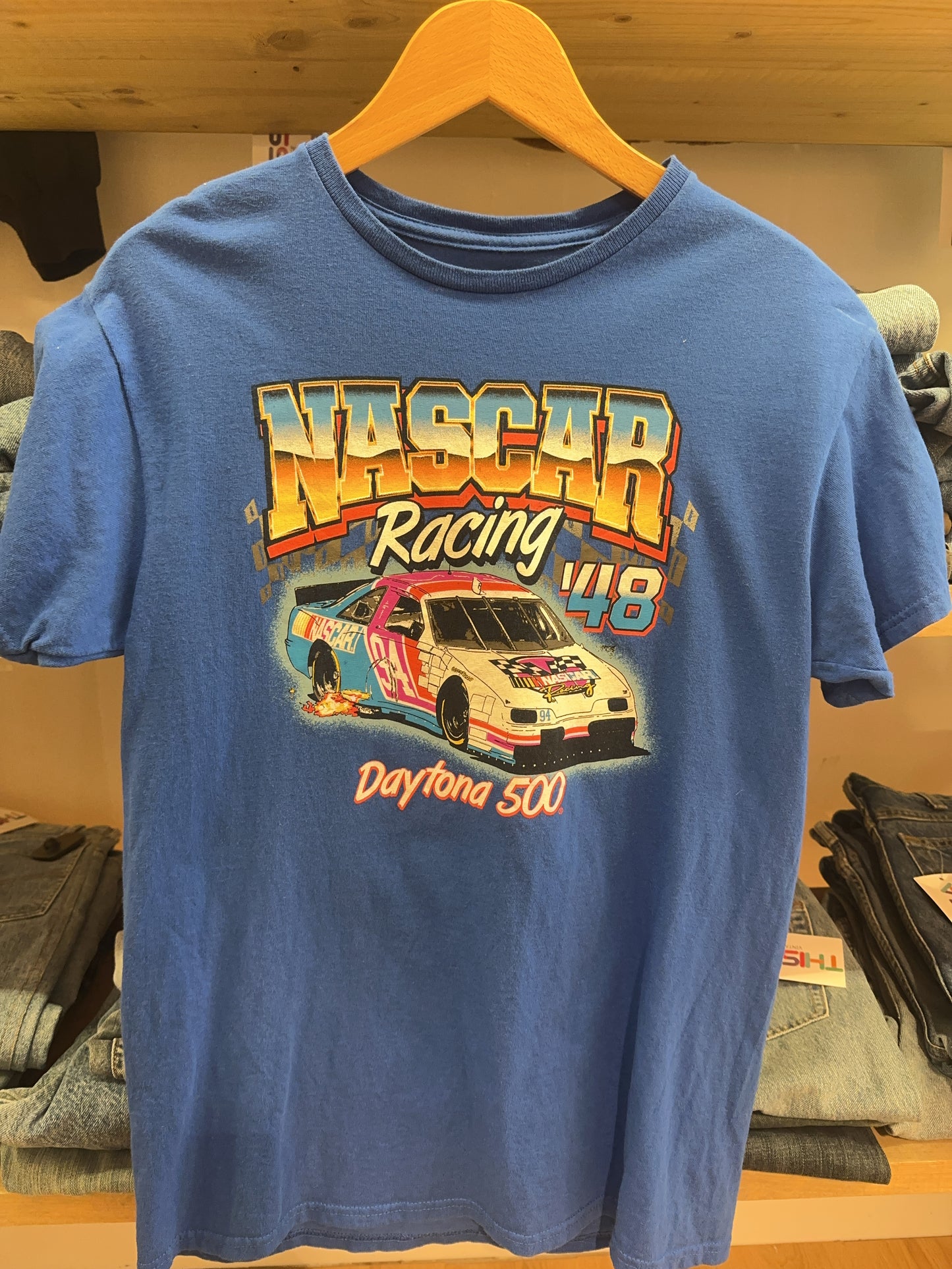M - Nascar Racing Daytona 500 # 48 Graphic T-Shirt