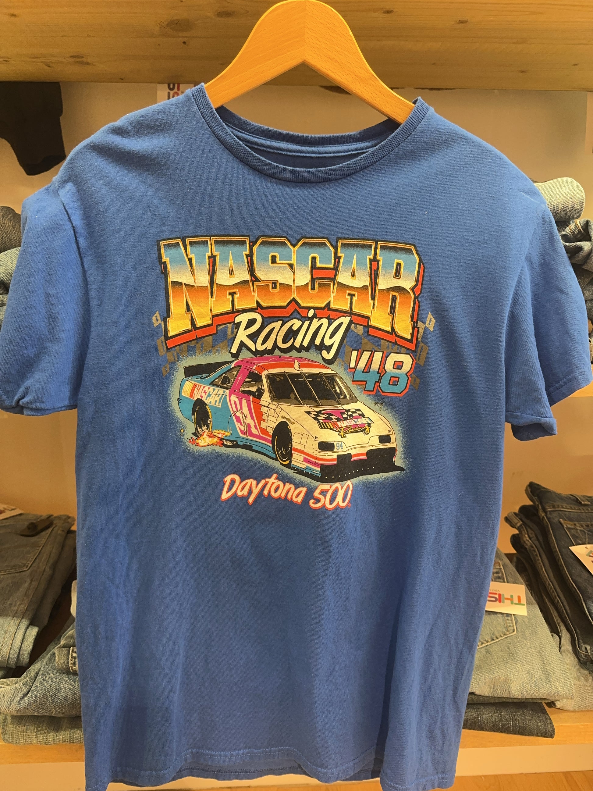 M - Nascar Racing Daytona 500 # 48 Graphic T-Shirt