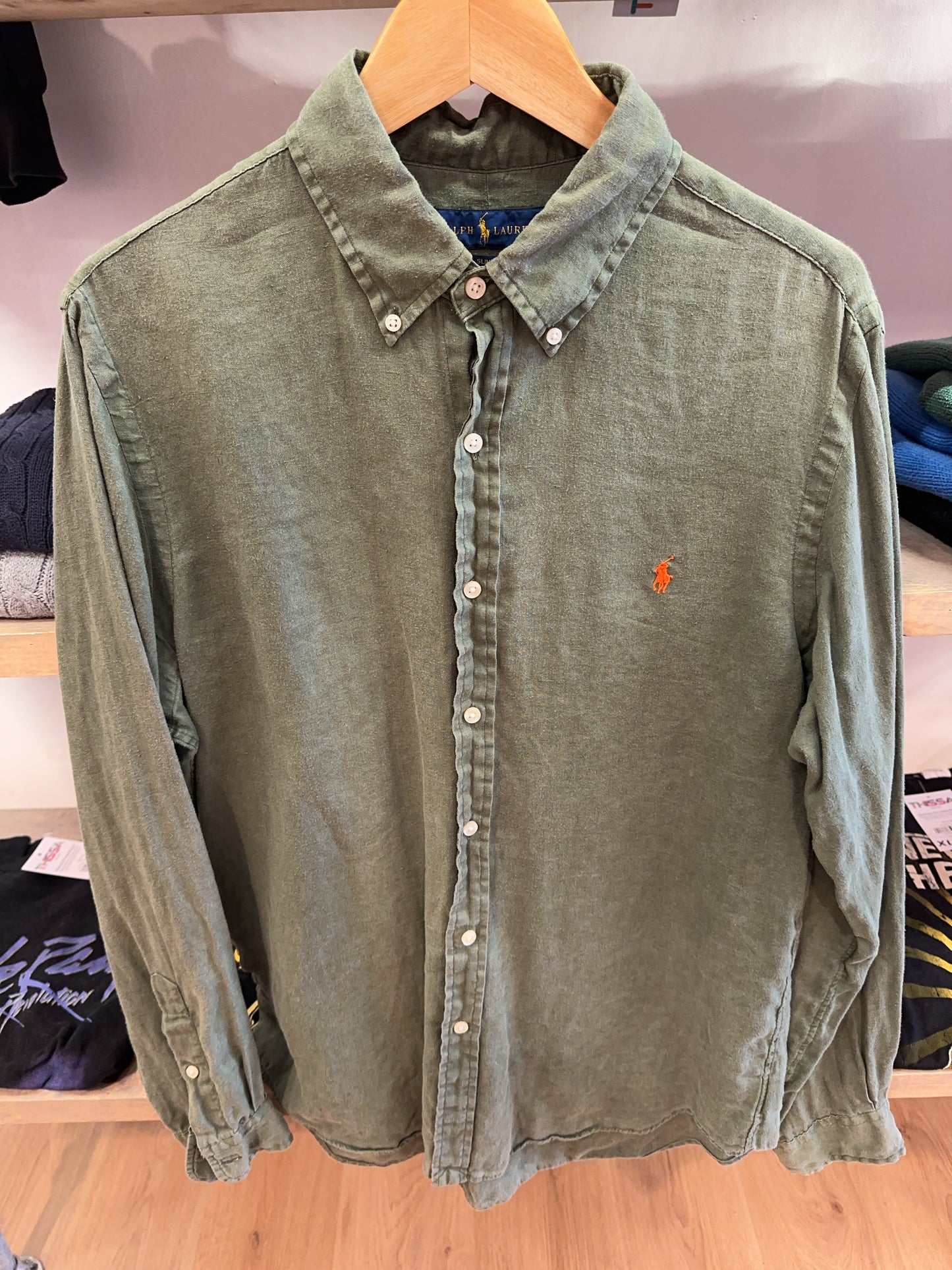 L - Ralph Lauren Linen Shirt