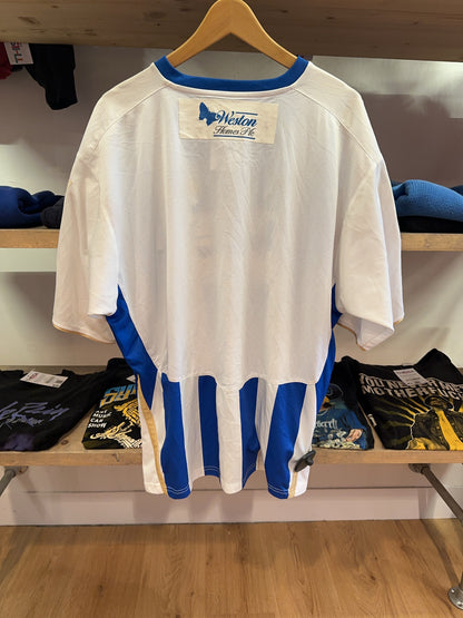 XL - 2008-2010 Colchester United FC Puma Home Team Signed Football Shirt
